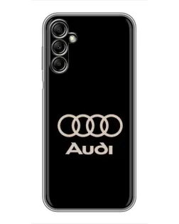 Чохол для Samsung Galaxy A14 5G з картинкою «Audi — золотий логотип»