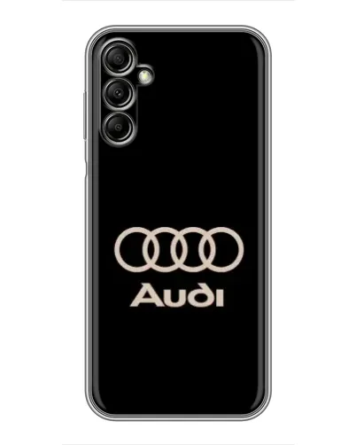 Чохол для Samsung Galaxy A14 5G з картинкою «Audi — золотий логотип»