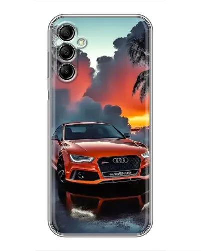 Чохол для Samsung Galaxy A14 5G з картинкою «Audi — захід сонця»