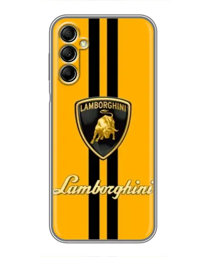 Чохол для Samsung Galaxy A14 5G з картинкою «Lamborghini Stripe жовтий»
