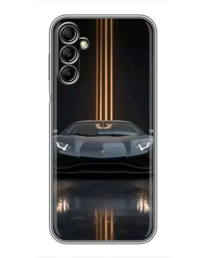 Чохол для Samsung Galaxy A14 5G з картинкою «Lamborghini золоті лінії»