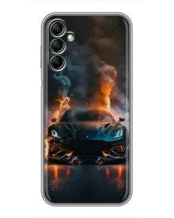 Чохол для Samsung Galaxy A14 5G з картинкою «Lamborghini димна естетика»