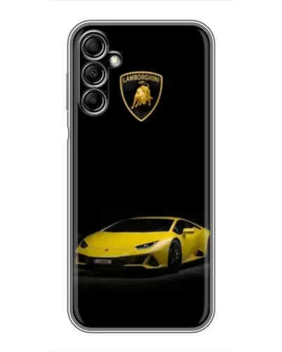 Чохол для Samsung Galaxy A14 5G з картинкою «Lamborghini жовтий акцент»