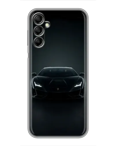 Чохол для Samsung Galaxy A14 5G з картинкою «Чорний Lamborghini Aventador»