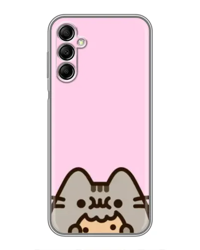 Чохол для Samsung Galaxy A14 5G з картинкою «Pusheen та печиво»