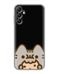 Чохол для Samsung Galaxy A14 5G з картинкою «Пушин на чорному»