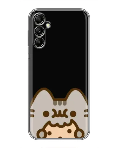 Чохол для Samsung Galaxy A14 5G з картинкою «Пушин на чорному»