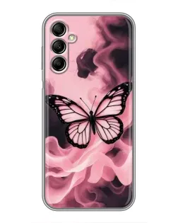 Чехол для Samsung Galaxy A14 5G с картинкой «Бабочка в дыму»