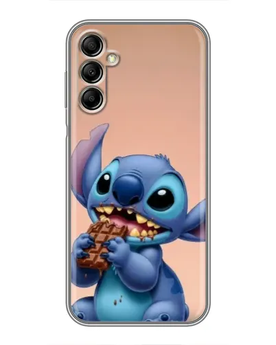 Чохол для Samsung Galaxy A14 5G з картинкою «Стіч їсть шоколад»