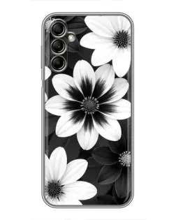 Чохол для Samsung Galaxy A14 5G з картинкою «Монохромні айстри»