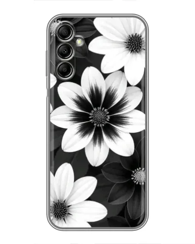 Чохол для Samsung Galaxy A14 5G з картинкою «Монохромні айстри»
