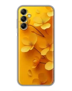 Чохол для Samsung Galaxy A14 5G з картинкою «Золоті пелюстки»