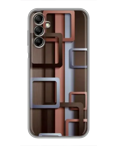 Чохол для Samsung Galaxy A14 5G з картинкою «Коричневі об'ємні квадрати» Чохол для Samsung Galaxy A14 5G з картинкою «Коричневі об'ємні квадрати»