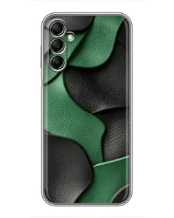 Чохол для Samsung Galaxy A14 5G з картинкою «Зелені шкіряні хвилі»