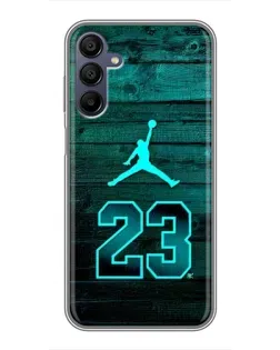 Чехол для Samsung Galaxy A15 (A155) с картинкой «Jordan Cyan 23»