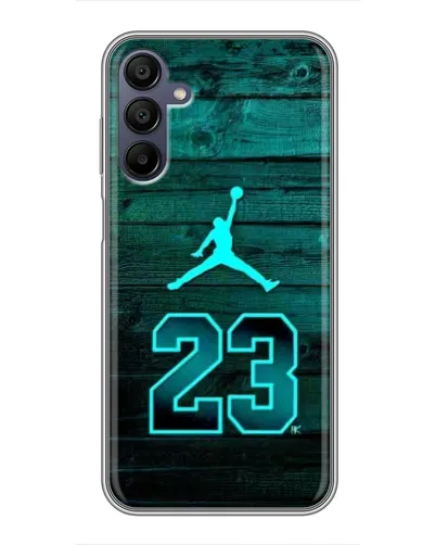 Чехол для Samsung Galaxy A15 (A155) с картинкой «Jordan Cyan 23»