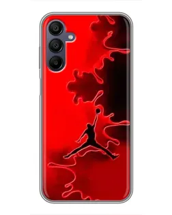 Чехол для Samsung Galaxy A15 (A155) с картинкой «Jordan Red Smoke»
