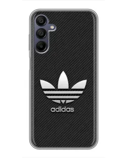 Чехол для Samsung Galaxy A15 (A155) с картинкой «Adidas Карбоновая текстура»