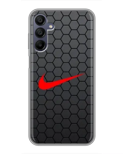 Чехол для Samsung Galaxy A15 (A155) с картинкой «Nike — карбоновая сетка» Чехол для Samsung Galaxy A15 (A155) с картинкой «Nike — карбоновая сетка»