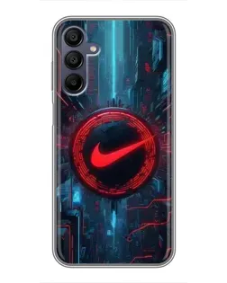 Чехол для Samsung Galaxy A15 (A155) с картинкой «Техногенный стиль Nike»