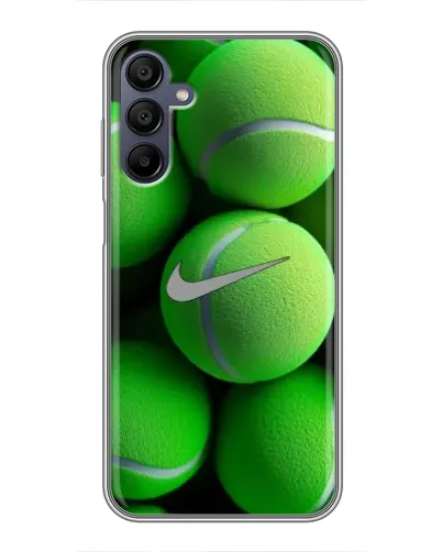 Чехол для Samsung Galaxy A15 (A155) с картинкой «Теннисные мячи Найк» Чехол для Samsung Galaxy A15 (A155) с картинкой «Теннисные мячи Найк»