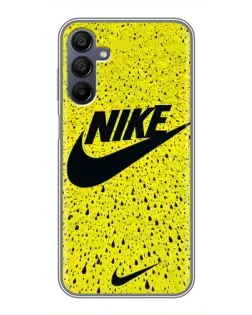 Чехол для Samsung Galaxy A15 (A155) с картинкой «Желтый текстурный Nike»