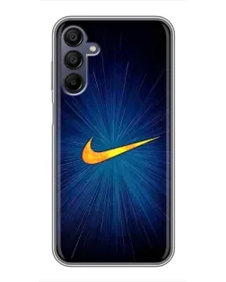 Чехол для Samsung Galaxy A15 (A155) с картинкой «Синий пульс Nike»