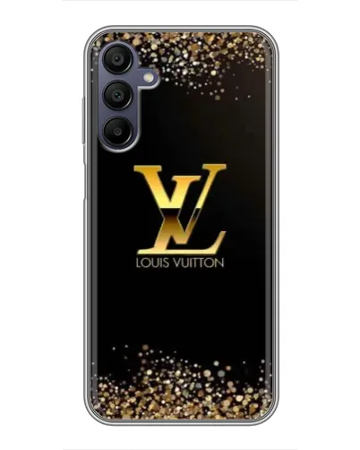 Чехол для Samsung Galaxy A15 (A155) с картинкой «LV — золотые искры» Чехол для Samsung Galaxy A15 (A155) с картинкой «LV — золотые искры»