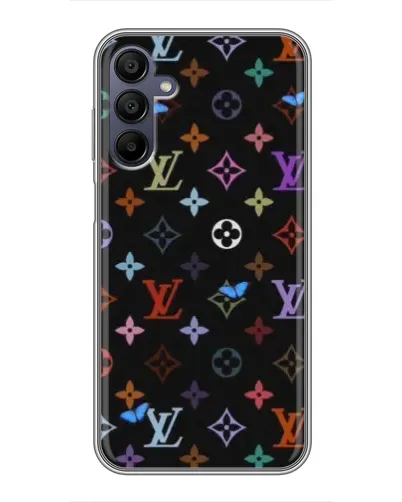 Чехол для Samsung Galaxy A15 (A155) с картинкой «Цветная монограмма LV» Чехол для Samsung Galaxy A15 (A155) с картинкой «Цветная монограмма LV»