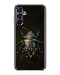 Чехол для Samsung Galaxy A15 (A155) с картинкой «LV — мраморный принт»