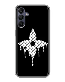 Чехол для Samsung Galaxy A15 (A155) с картинкой «Цветочная монограмма»