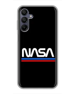 Чехол для Samsung Galaxy A15 (A155) с картинкой «NASA — классика Red Blue»