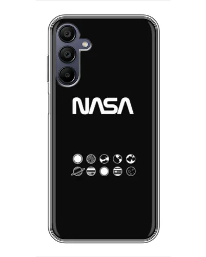 Чехол для Samsung Galaxy A15 (A155) с картинкой «NASA — технический принт»