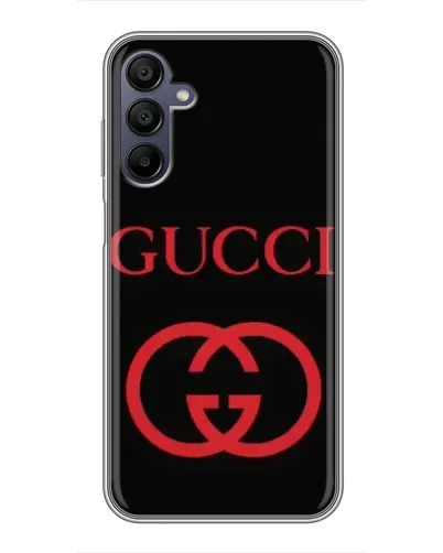 Чехол для Samsung Galaxy A15 (A155) с картинкой «Gucci — красный логотип» Чехол для Samsung Galaxy A15 (A155) с картинкой «Gucci — красный логотип»
