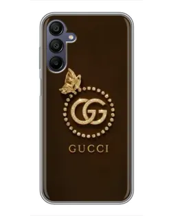 Чехол для Samsung Galaxy A15 (A155) с картинкой «Gucci — золотая бабочка» Чехол для Samsung Galaxy A15 (A155) с картинкой «Gucci — золотая бабочка»