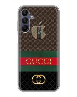Чехол для Samsung Galaxy A15 (A155) с картинкой «Gucci — брендированный десерт» Чехол для Samsung Galaxy A15 (A155) с картинкой «Gucci — брендированный десерт»