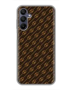 Чехол для Samsung Galaxy A15 (A155) с картинкой «Gucci — золотые диагонали» Чехол для Samsung Galaxy A15 (A155) с картинкой «Gucci — золотые диагонали»