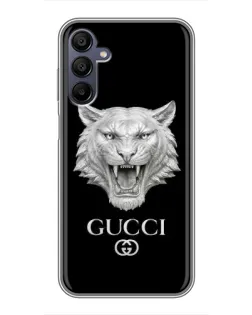 Чехол для Samsung Galaxy A15 (A155) с картинкой «Gucci — серебряный лев» Чехол для Samsung Galaxy A15 (A155) с картинкой «Gucci — серебряный лев»