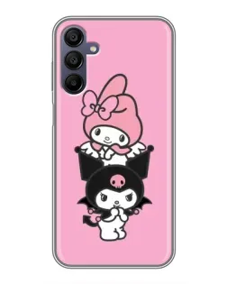 Чехол для Samsung Galaxy A15 (A155) с картинкой «My Melody и Kuromi» Чехол для Samsung Galaxy A15 (A155) с картинкой «My Melody и Kuromi»