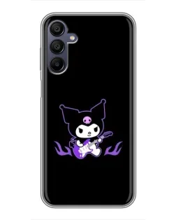 Чехол для Samsung Galaxy A15 (A155) с картинкой «Электрическая Kuromi» Чехол для Samsung Galaxy A15 (A155) с картинкой «Электрическая Kuromi»