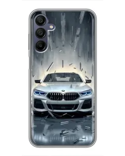 Чехол для Samsung Galaxy A15 (A155) с картинкой «BMW в свете фар» Чехол для Samsung Galaxy A15 (A155) с картинкой «BMW в свете фар»