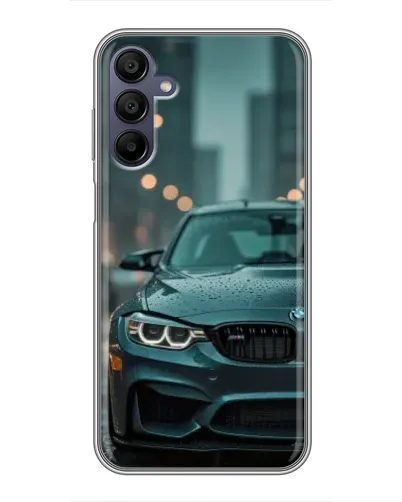 Чехол для Samsung Galaxy A15 (A155) с картинкой «BMW в огнях города»