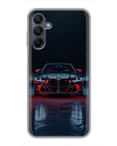 Чехол для Samsung Galaxy A15 (A155) с картинкой «BMW на мокрой дороге»