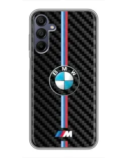 Чехол для Samsung Galaxy A15 (A155) с картинкой «Эмблема BMW и карбон» Чехол для Samsung Galaxy A15 (A155) с картинкой «Эмблема BMW и карбон»