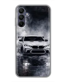 Чехол для Samsung Galaxy A15 (A155) с картинкой «BMW сквозь туман» Чехол для Samsung Galaxy A15 (A155) с картинкой «BMW сквозь туман»