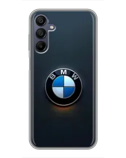 Чехол для Samsung Galaxy A15 (A155) с картинкой «Логотип BMW — минимализм» Чехол для Samsung Galaxy A15 (A155) с картинкой «Логотип BMW — минимализм»