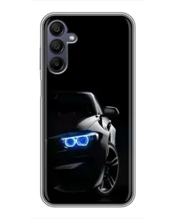 Чехол для Samsung Galaxy A15 (A155) с картинкой «BMW — ночной взгляд» Чехол для Samsung Galaxy A15 (A155) с картинкой «BMW — ночной взгляд»