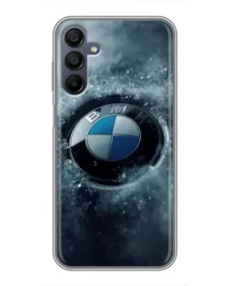 Чехол для Samsung Galaxy A15 (A155) с картинкой «Логотип BMW — лед» Чехол для Samsung Galaxy A15 (A155) с картинкой «Логотип BMW — лед»
