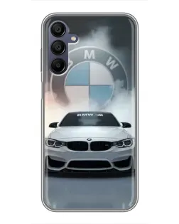 Чехол для Samsung Galaxy A15 (A155) с картинкой «BMW в белом дыму» Чехол для Samsung Galaxy A15 (A155) с картинкой «BMW в белом дыму»