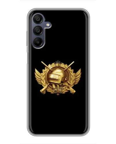 Чехол для Samsung Galaxy A15 (A155) с картинкой «PUBG — оранжевый градиент»